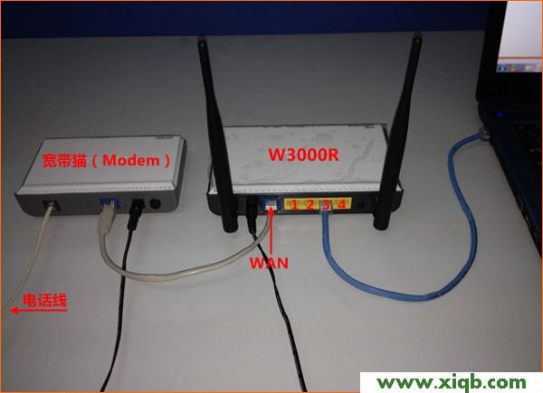 腾达(Tenda)W3000R无线路由器怎么设置